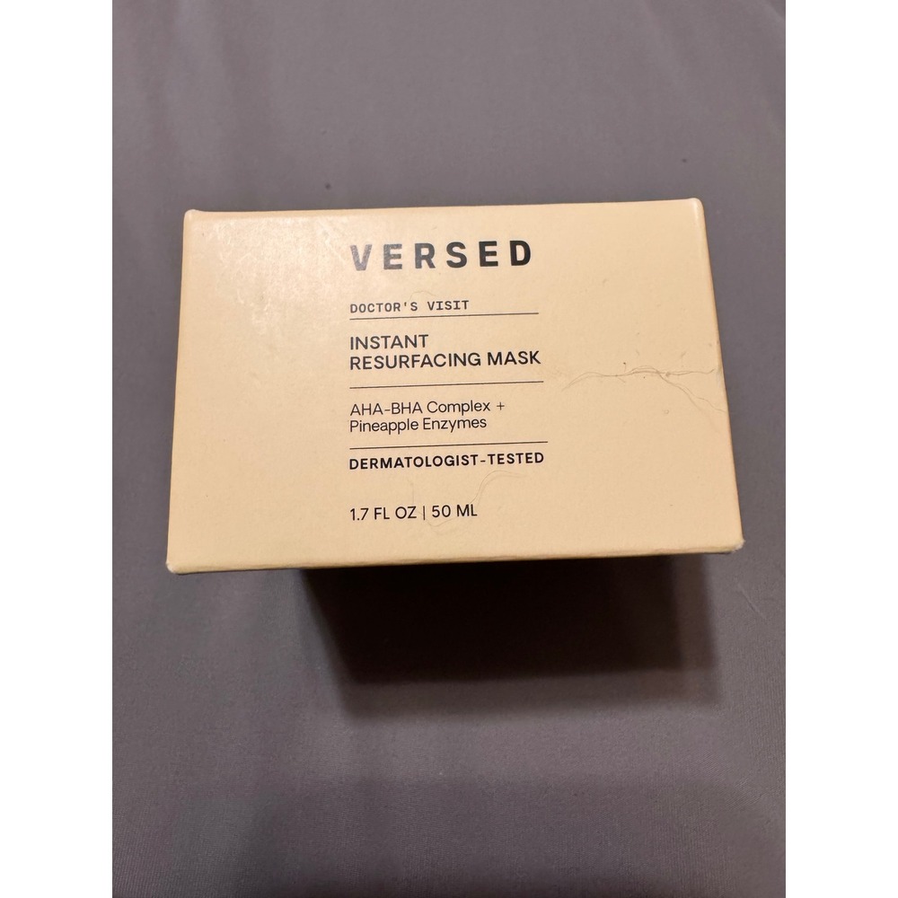 Versed Doctor's Visit Instant Resurfacing Mask AHA BHA Enzyme 1.7oz 50ml NEW